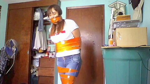 Another wrap gagged part 19...