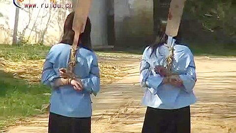 Chinese students gagged and boundchinese students...