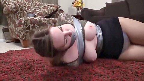 Tightly Bound And Gagged With Duct Tape Alex Reynolds...