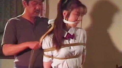 2 innocent asian girls tied with...