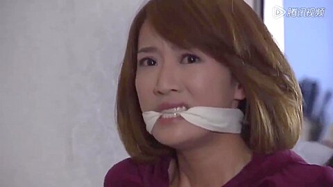 Two Chinese Women Cleave Gagged...