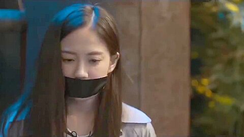 Chinese girl tape gagged...
