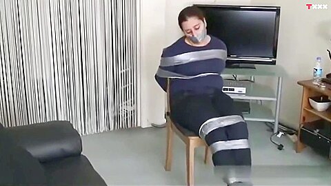 Barefoot Girl Duct Taped...