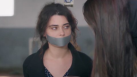 Turkish Girl Tape Gagged By Other Woman...