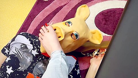 Piggy Love Her Little Piggies Toes In Foreskin Worship Femdom Cum On Flip Flops...
