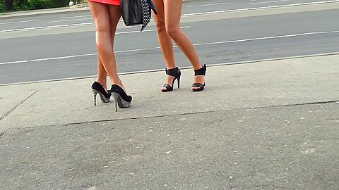 Russians girls stilettos...