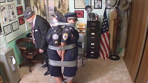 Two Cops Cuffed Taped...