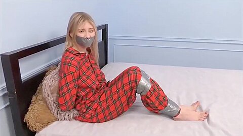 Girl Got Tied Up And Gagged...