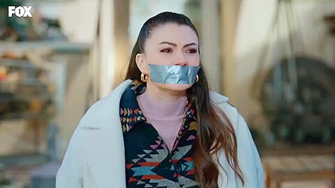 Turkish Woman Tape Gagged